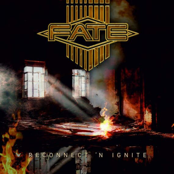 Cover-artwork for Fate - "Reconnect 'n Ignite". Mixet og mastereret i SnakeRock.